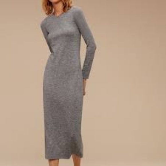 Wilfred Dresses & Skirts - Artizia Wilfred Free Long Sleeve Dress Grey Small
